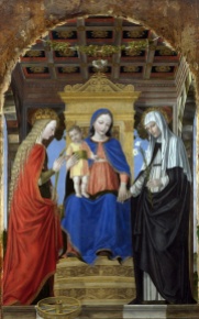 St. Catherine of Siena along with St. Catherine of Alexandria